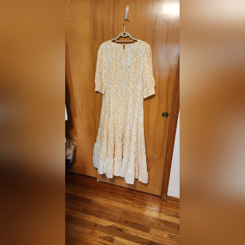 Petallush Yellow Floral Maxi Dress - Picture 3 of 10